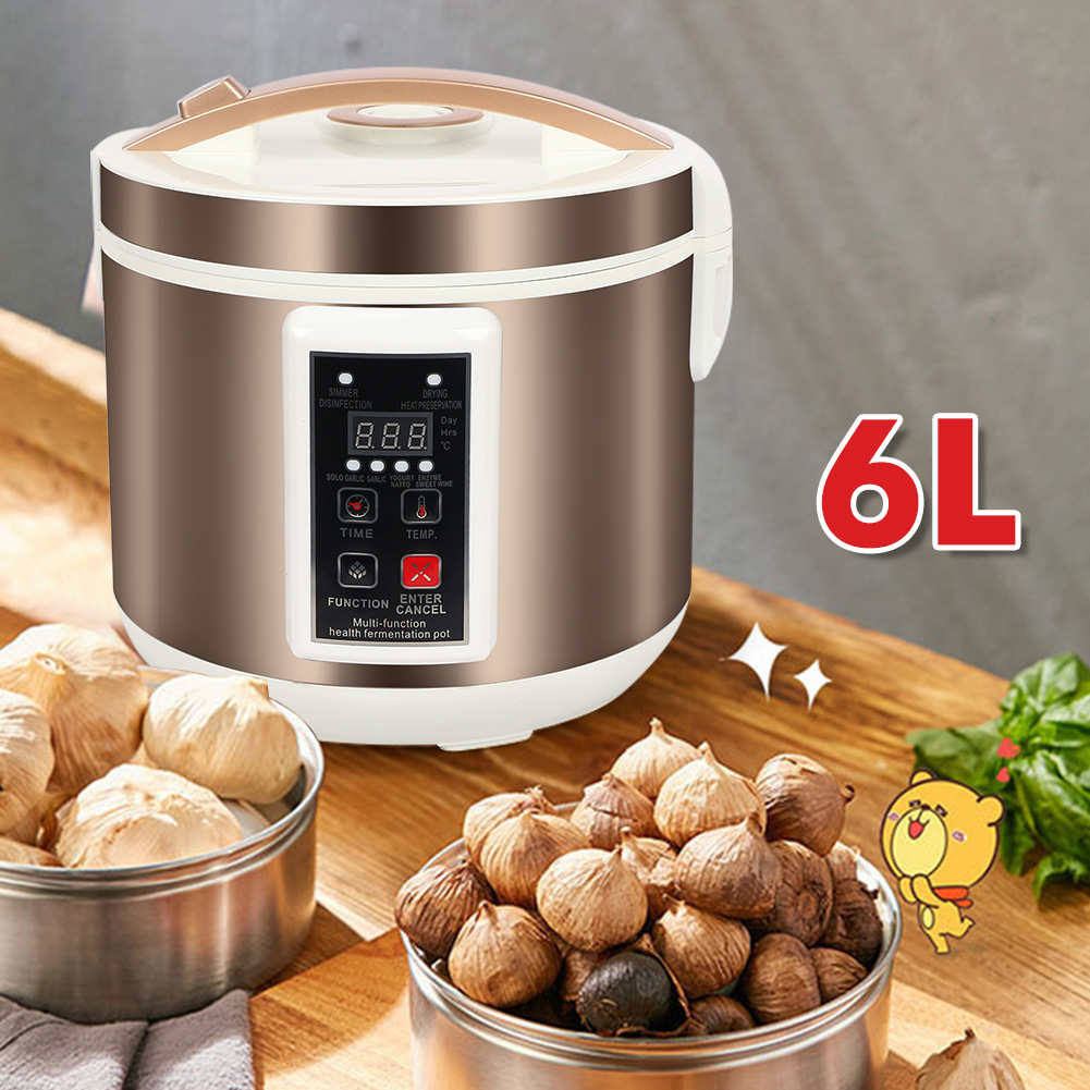 6L Black Garlic Fermenter, Automatic Garlic Fermenting Machine, Yogurt
