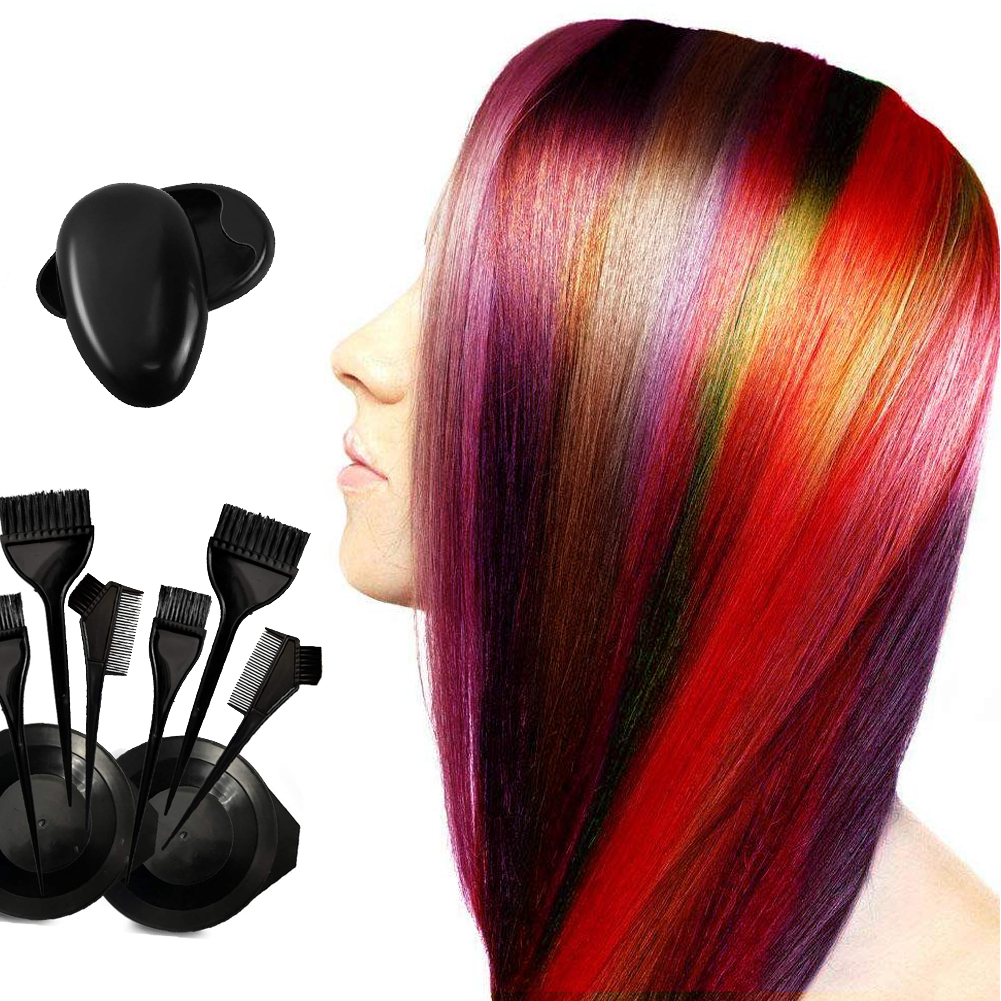 22Pcs DIY Hair Dye Coloring Hairdressing Tool Kit Reusable Brush Comb