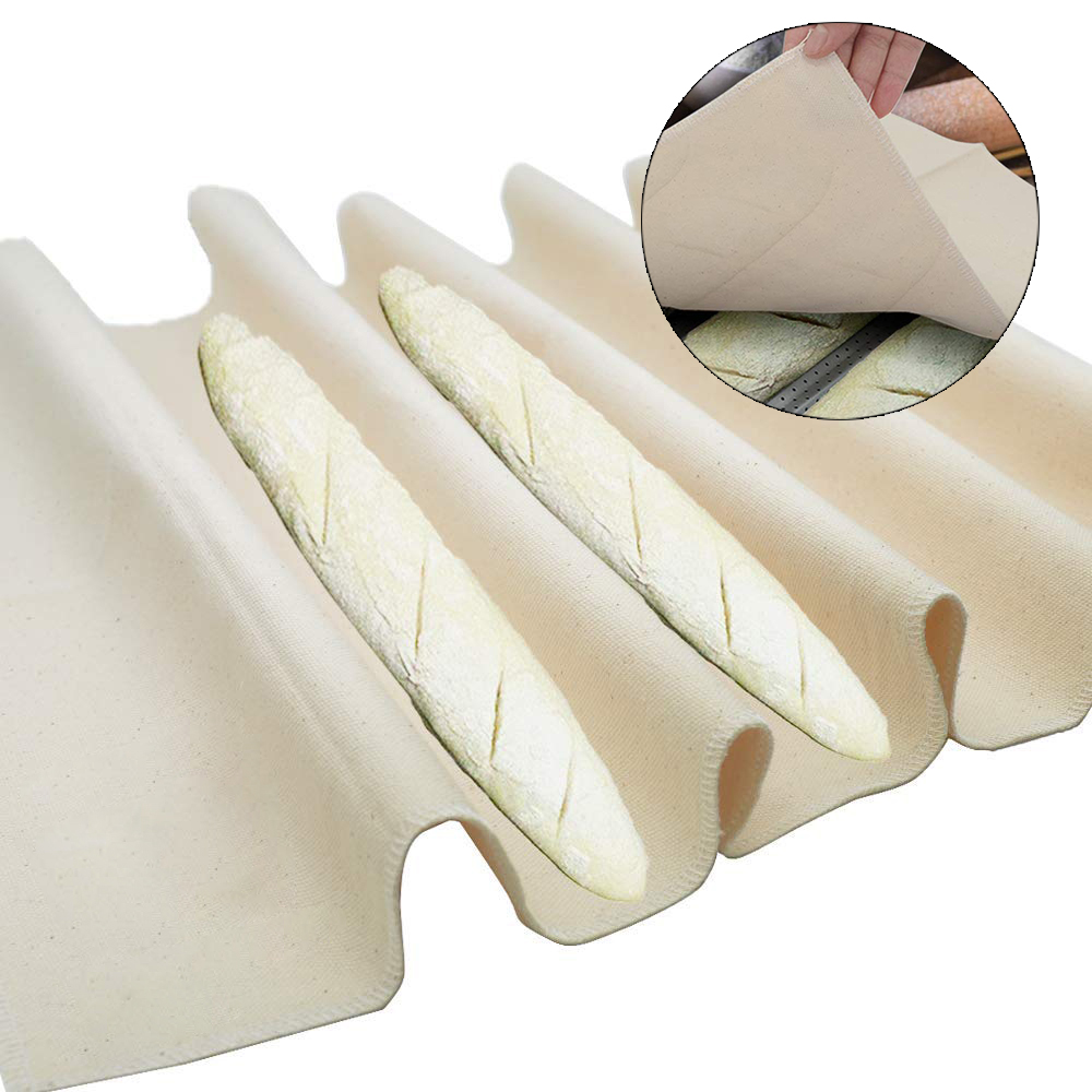 Baguette Proofing Cloth Baker's Couche for Baguette Bread