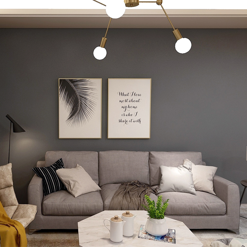 Pure Grey/White Peel and Stick Contact Paper Wallpaper Vinyl Self