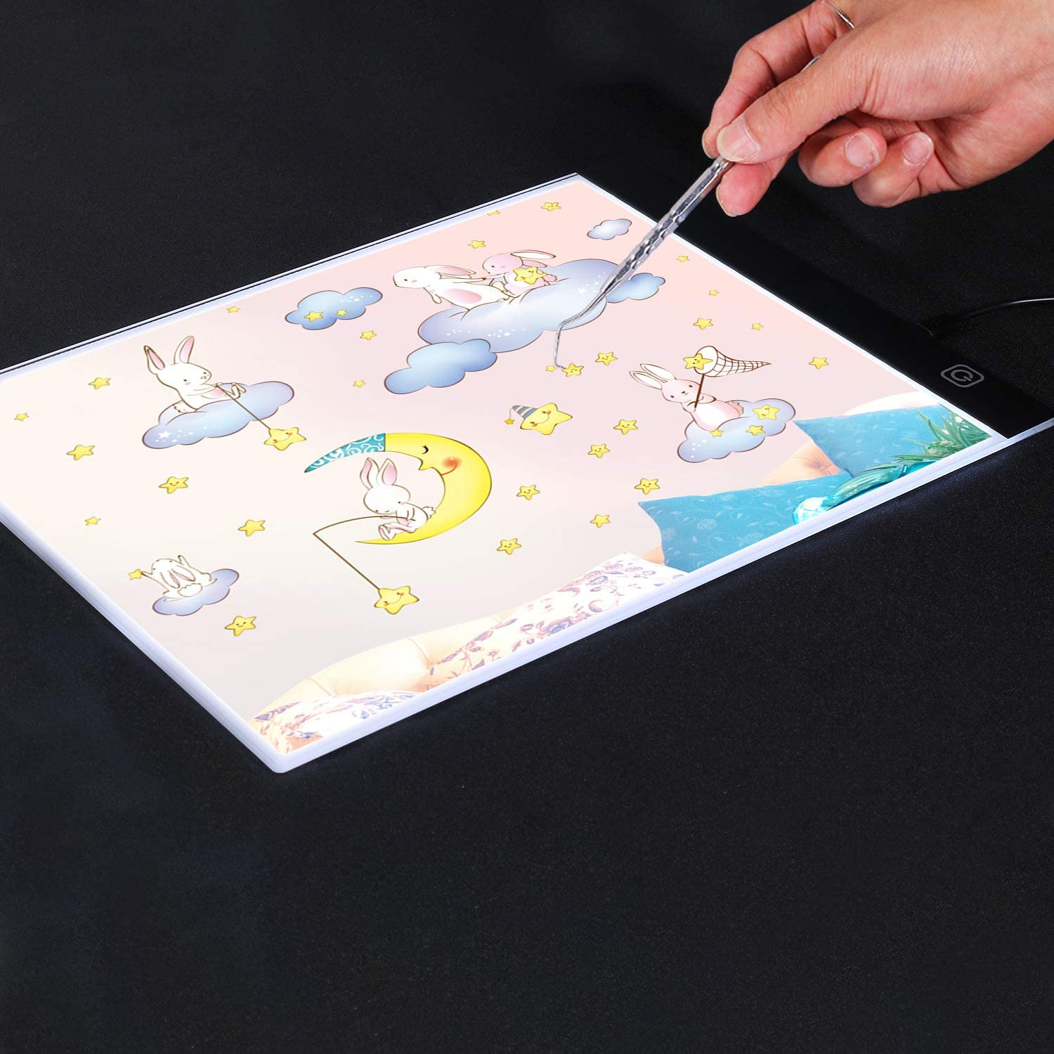 33pc Vinyl Weeding Pick Tools kits with A4 LED Light Pad&Heat Transfer