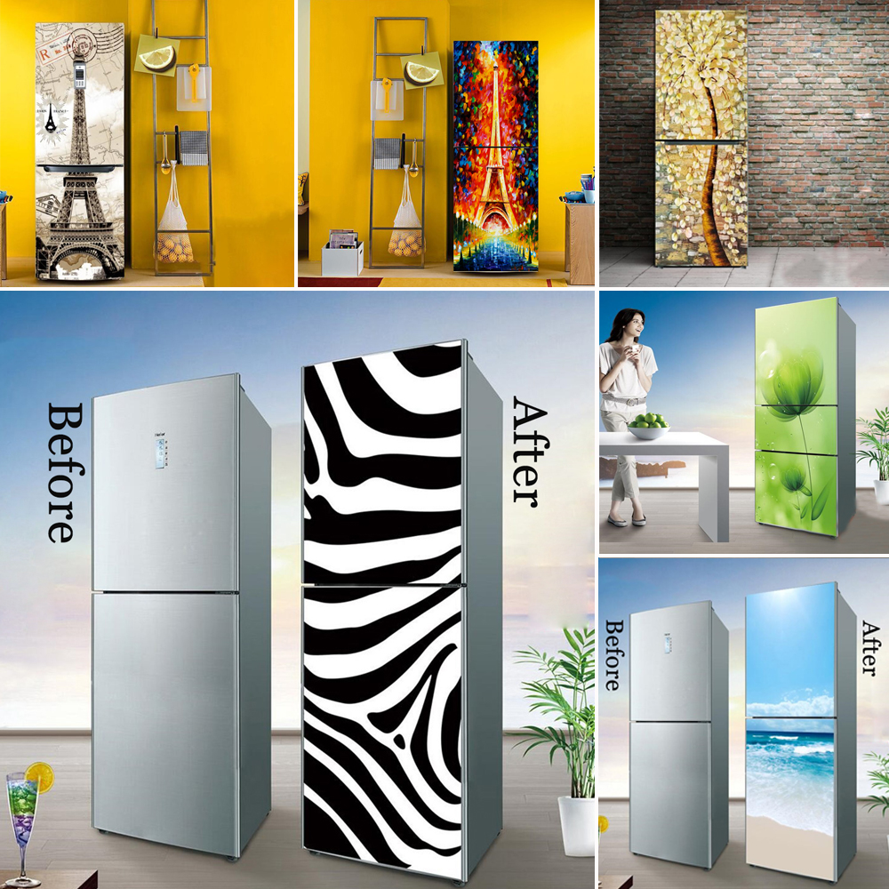 Fridge Door Wall Sticker Self Adhesive Art Mural Decal Different Style DIY Decor eBay